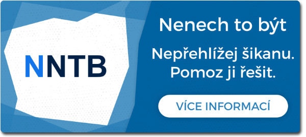 Nenech to být. Nepřehlížej šikanu. Pomoz ji řešit. Klikni pro více informací