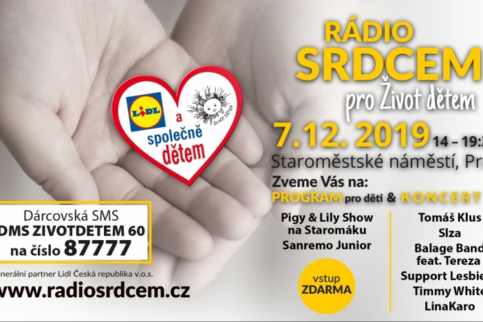 Obrázek článku Zimní Srdíčkový den a koncert Rádio srdcem pro Život dětem