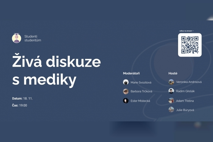Obrázek aktuality Živá diskuse s mediky