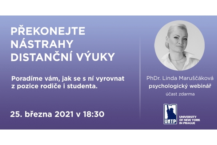 Obrázek aktuality Pozvánka na psychologický webinář Překonejte nástrahy distanční výuky