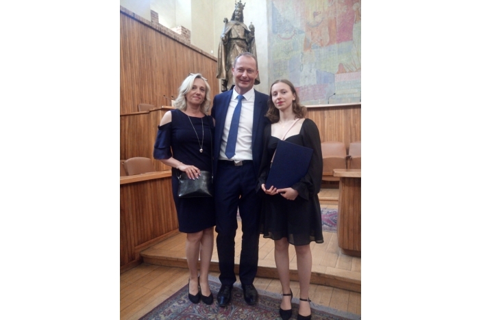 Obrázek aktuality Mimořádné ocenění práce Veroniky Martinkové