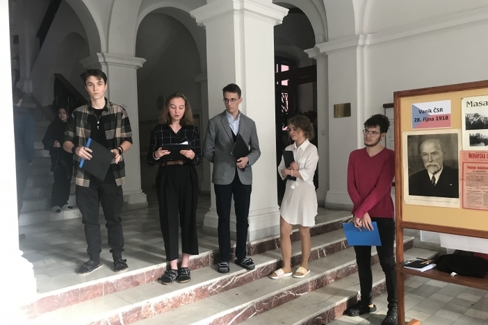 Obrázek aktuality 28. říjen 1918 v našem městě v podání historického kroužku gymnázia