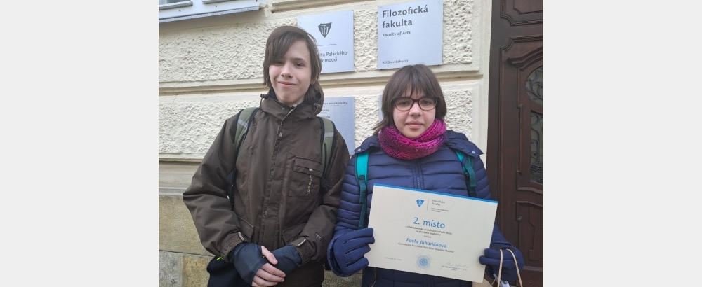 Obrázek článku Úspěch v překladatelské soutěži!