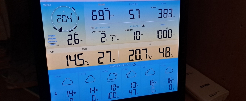 Obrázek článku Počasí nad školou monitoruje nová meteostanice