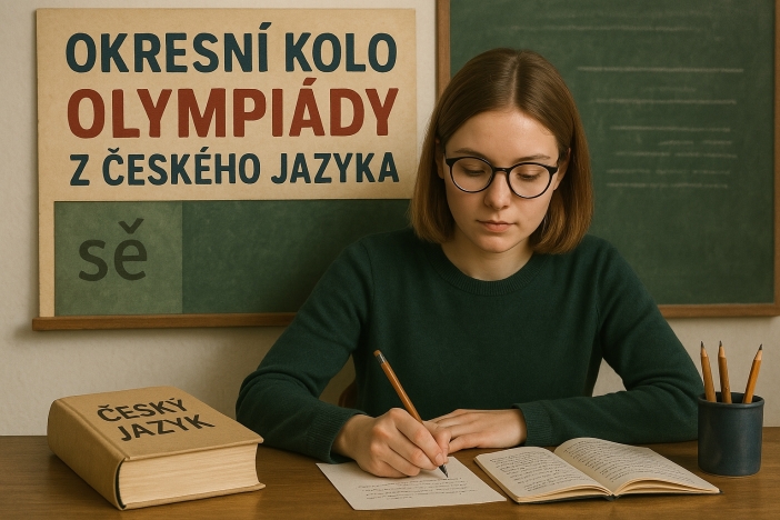 Obrázek aktuality Okresní kolo Olympiády z českého jazyka 2024/2025 kategorie I.
