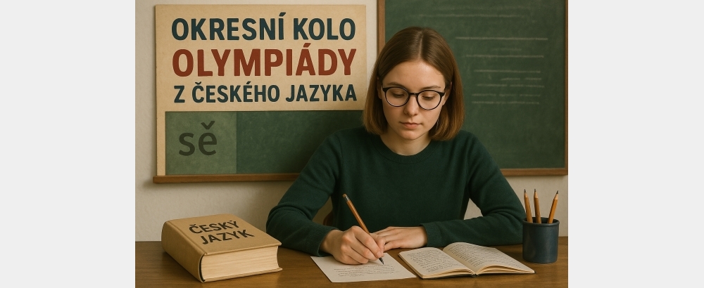 Obrázek článku Okresní kolo Olympiády z českého jazyka 2024/2025 kategorie I.