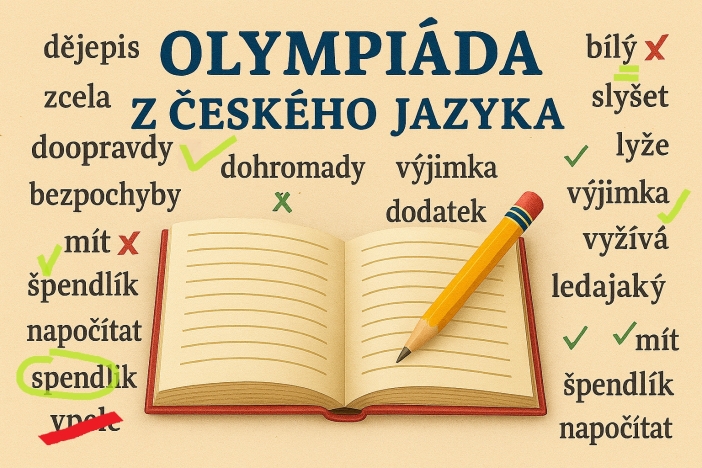 Obrázek aktuality Okresní kolo Olympiády z českého jazyka 2025/2026 kategorie I