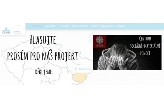 Obrázek aktuality Podpořte projekt místní charity
