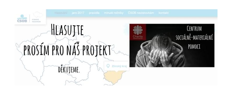Obrázek článku Podpořte projekt místní charity