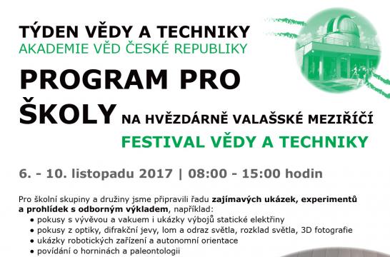 Obrázek aktuality Týden vědy a techniky na hvězdárně