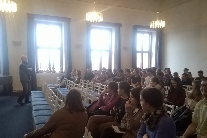 Obrázek aktuality Maturanti besedovali o současné české literatuře