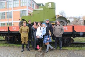 Legiovlak 2015, členové historického kroužku a obrněný vlak z 1. světové války