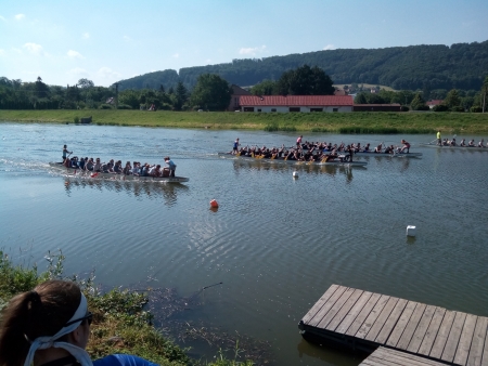 Dračí lodě 2018, Hranice na Moravě, řeka Bečva, 21 6 2018 (foto Vojtěch Blabla) (1)