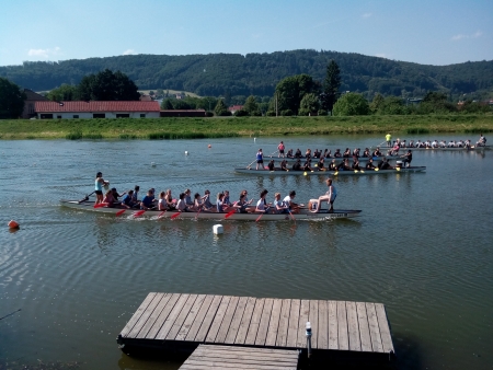 Dračí lodě 2018, Hranice na Moravě, řeka Bečva, 21 6 2018 (foto Vojtěch Blabla) (3)