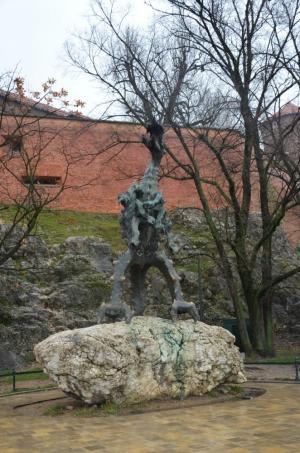 Osvětim a Krakov 2015: bájný drak