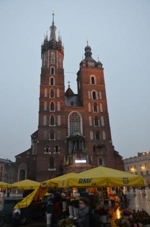 Osvětim a Krakov 2015: Mariánský kostel