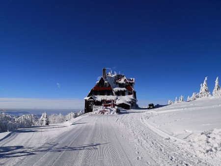 Lyžařský kurz 2019, cesta k hotelu Radegast, 7. 1. 2019 (foto Peter Sedláček)