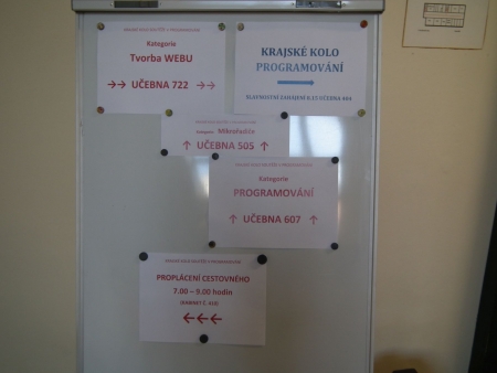 Soutěž v programování, krajské kolo, Uherský Brod, 25. 4. 2019 (foto: pořadatel)