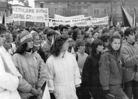 Generální stávka 27. 11. 1989 (Zdroj Kalendarium J. Kramář) (2)