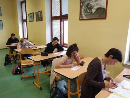 Školní kolo konverzační soutěže v němčině 13. 1. 2020 (foto Ludvík Indrák) (8)