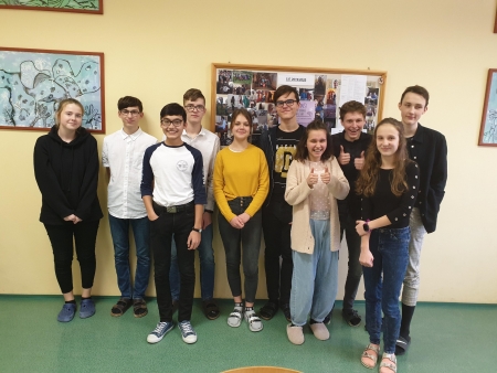 Školní kolo konverzační soutěže v němčině 13. 1. 2020 (foto Ludvík Indrák) (21)