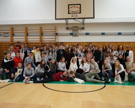 Pobyt studentů z Mettingenu únor 2020 (foto Kateřina Vrtalová)