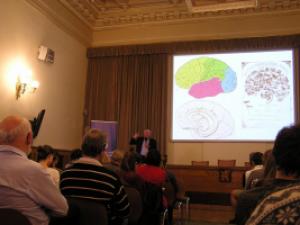 Týden mozku, 18. 3. 2016, přednáška profesora Komárka (foto: Monika Hlosková)
