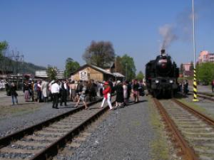 Jízda historickým vlakem, 6. 5. 2016 (foto: Monika Hlosková)