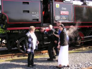 Jízda historickým vlakem, 6. 5. 2016 (foto: Monika Hlosková)