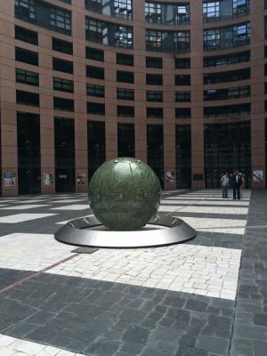 Návštěva Evropského parlamentu ve Štrasburku, uvnitř Evropského parlamentu, 7. až 10. 6. 2016 (foto Denisa Syptáková)