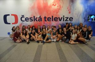Exkurze 4. B - Praha, 4. B v České televizi, 15. 9. 2016 (foto: Jakub Šrámek)