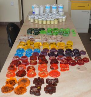 Výroba mastí, mýdel, prášků, sirupů, biologická laboratoř GFPVM, 17. 11. 2016 (foto: Monika Hlosková)