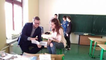 Setkání se zástupci vysokých škol, diskuze v učebnách, 23. 11. 2016 (foto: Vilma Vašáková)