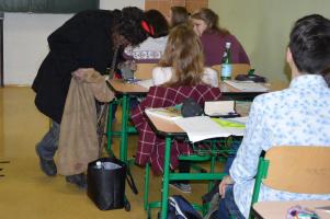 Gymplem chodil Mikuláš, GFPVM, 5. 12. 2016 (foto: Monika Hlosková)