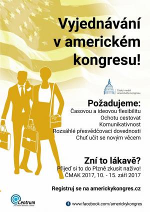 Český model amerického kongresu 2017 - plakát 2