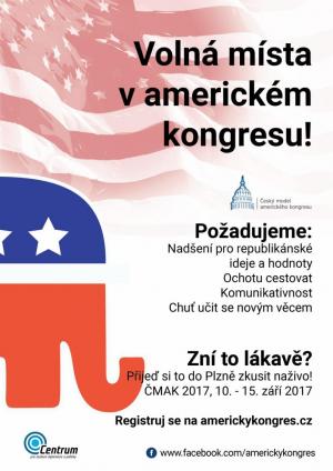 Český model amerického kongresu 2017 - plakát 4