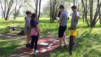 Zlatý list 2017 - mladší kategorie, lesopark u Valašského ekocentra Valašské Meziříčí, 19. 5. 2017 (foto: Barbora Šimíčková)