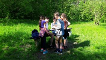 Zlatý list 2017 - mladší kategorie, lesopark u Valašského ekocentra Valašské Meziříčí, 19. 5. 2017 (foto: Barbora Šimíčková)