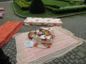 Férová snídaně ve Valmezu, nádvoří zámku Žerotínů, 13. 5. 2017 (foto: Martina Došková)