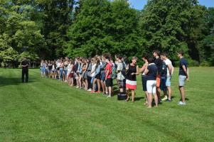 Ukázky práce psovodů městské policie, park u zámku Kinských Valašské Meziříčí, 26. 6. 2017 (foto: Monika Hlosková)