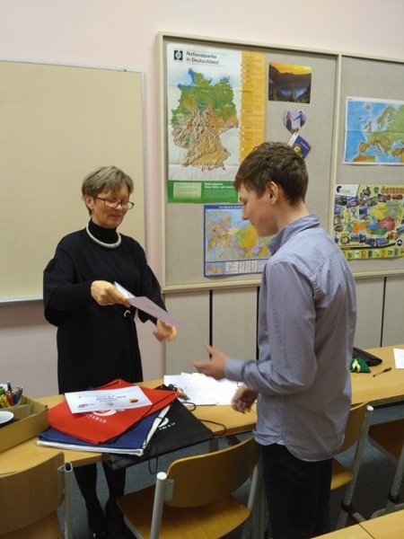 Školní kolo konverzační soutěže v německém jazyce 2018