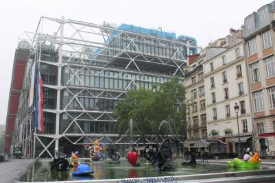 Za krásami Francie a Anglie, Paříž - Centre Pompidou1, červen 2016 (foto Mojmír Zetek)