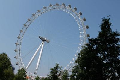 Za krásami Francie a Anglie, Londýn - The London Eye, červen 2016 (foto Mojmír Zetek)