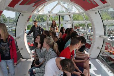 Za krásami Francie a Anglie, Londýn - The London Eye, červen 2016 (foto Mojmír Zetek)