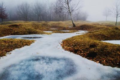 Za krásami Francie a Anglie, Londýn - plakát k výstavě Velká válka, červen 2016 (foto Mojmír Zetek)