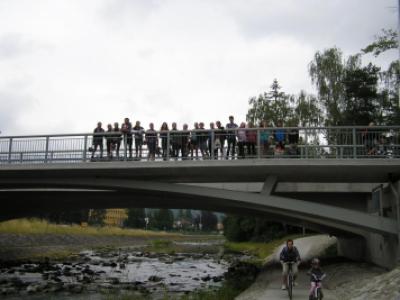 In-line bruslaři v Rožnově na mostě, 27. 6. 2016 (foto: Monika Hlosková)