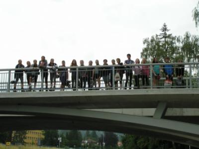 In-line bruslaři v Rožnově na mostě, 27. 6. 2016 (foto: Monika Hlosková)