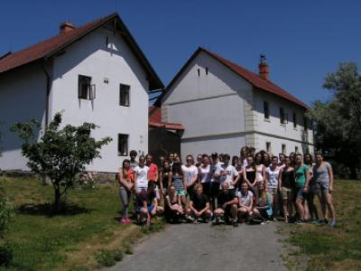 Genetický kurz, spokojení účastníci kurzu, 29. 6. 2016, Vražné-Hynčice (foto: Monika Hlosková)