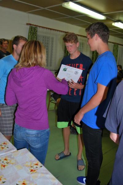 Sportovně-turistický kurz, Čekyně u Přerova, 5.-9. 9. 2016 (foto: Pavel Novosád)