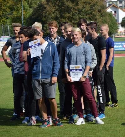 Krajské kolo Corny SŠ poháru v lehké atletice, Uherské Hradiště, 22. 9. 2016 (foto Monika Hlosková) (1)